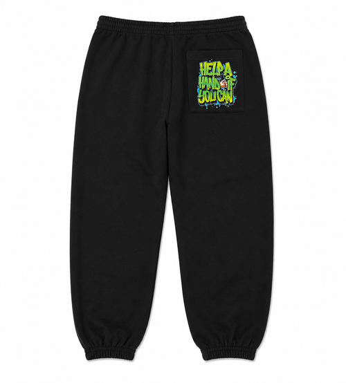 Help A Hand If You Can Sweatpants Black